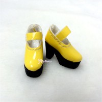 1/6 Bjd Doll Shoes High Heel Boots Yellow SHP116YEW
